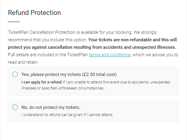 See Tickets Buyer's Refund Protection