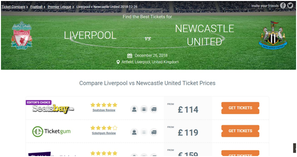 liverpool v newcastle united