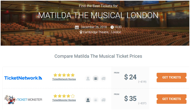 matilda the musical tickets