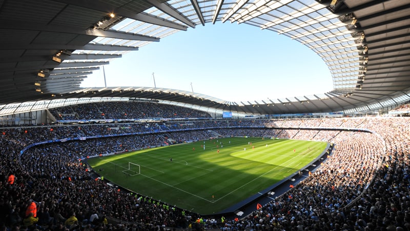 Etihad stadium the home of man city