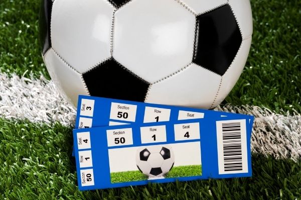premier league football tickets and a football