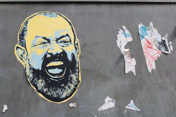 mural of Nuno Espirito Santo Tottenham's manager