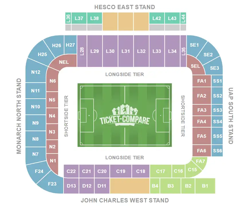 elland road seating plan