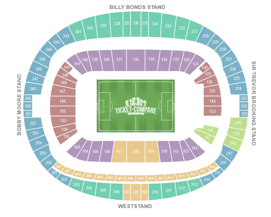 London Stadium Seating Plan