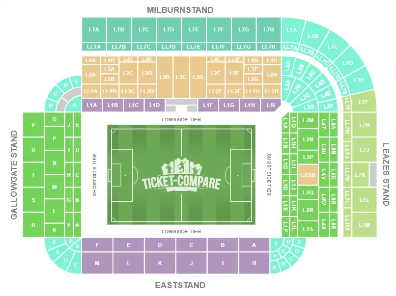 St. James Park Seating Plan