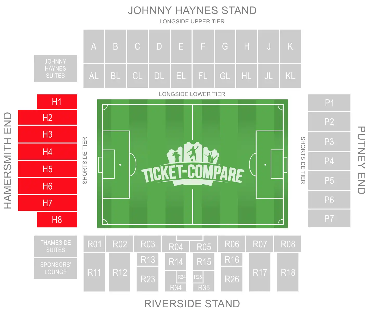 Craven Cottage Seating Plan Your Fulham Matchday Layout Guide