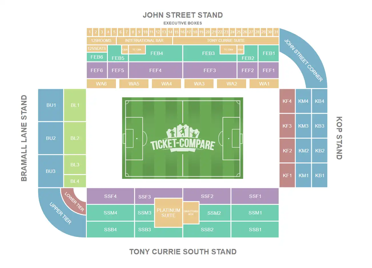 bramall lane seating plan