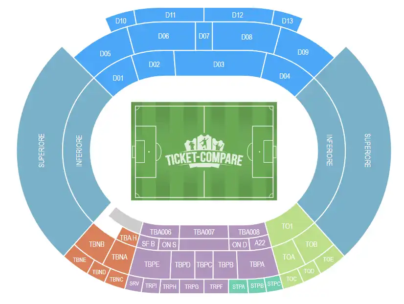 stadium diego armando maradona seating plan