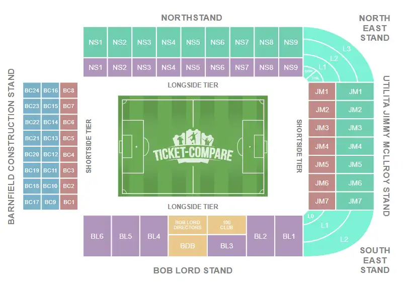 turf moor seating plan