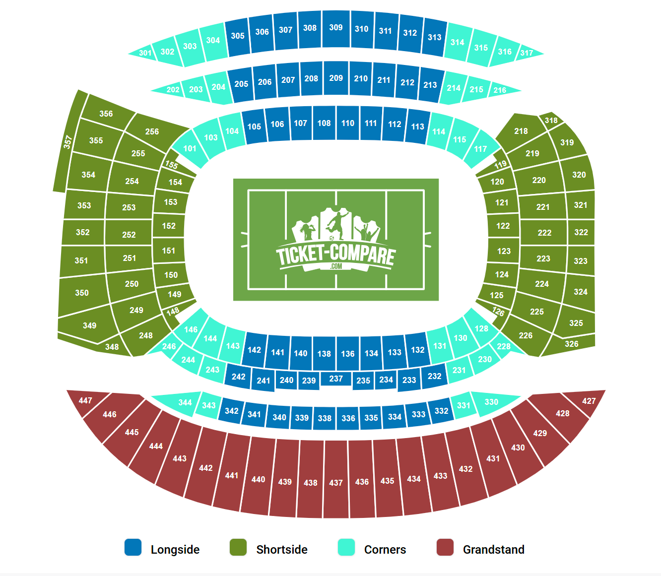 Soldier Field Stadium Seating Plan