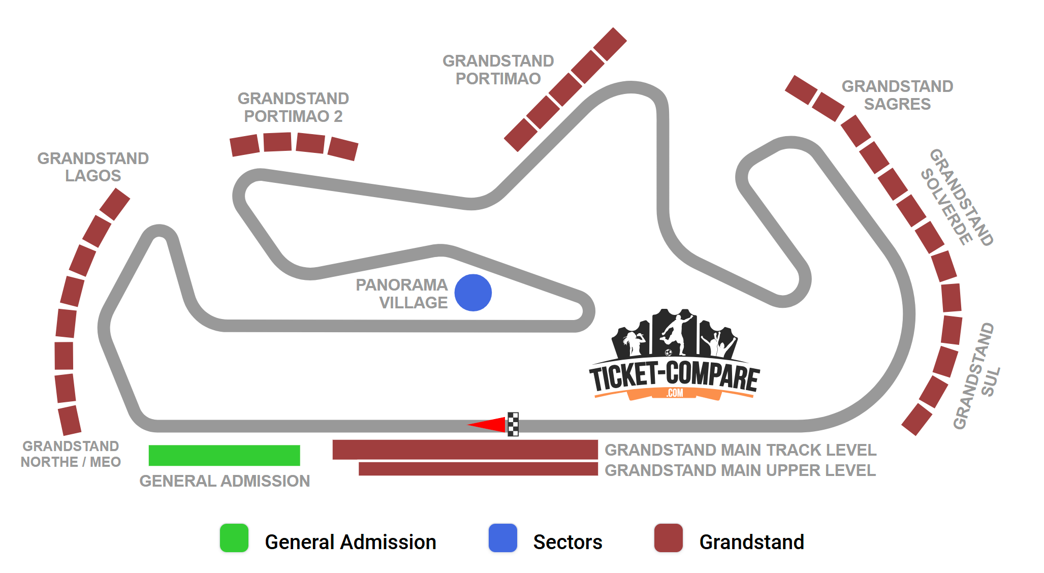 Algarve International Circuit Seating Plan