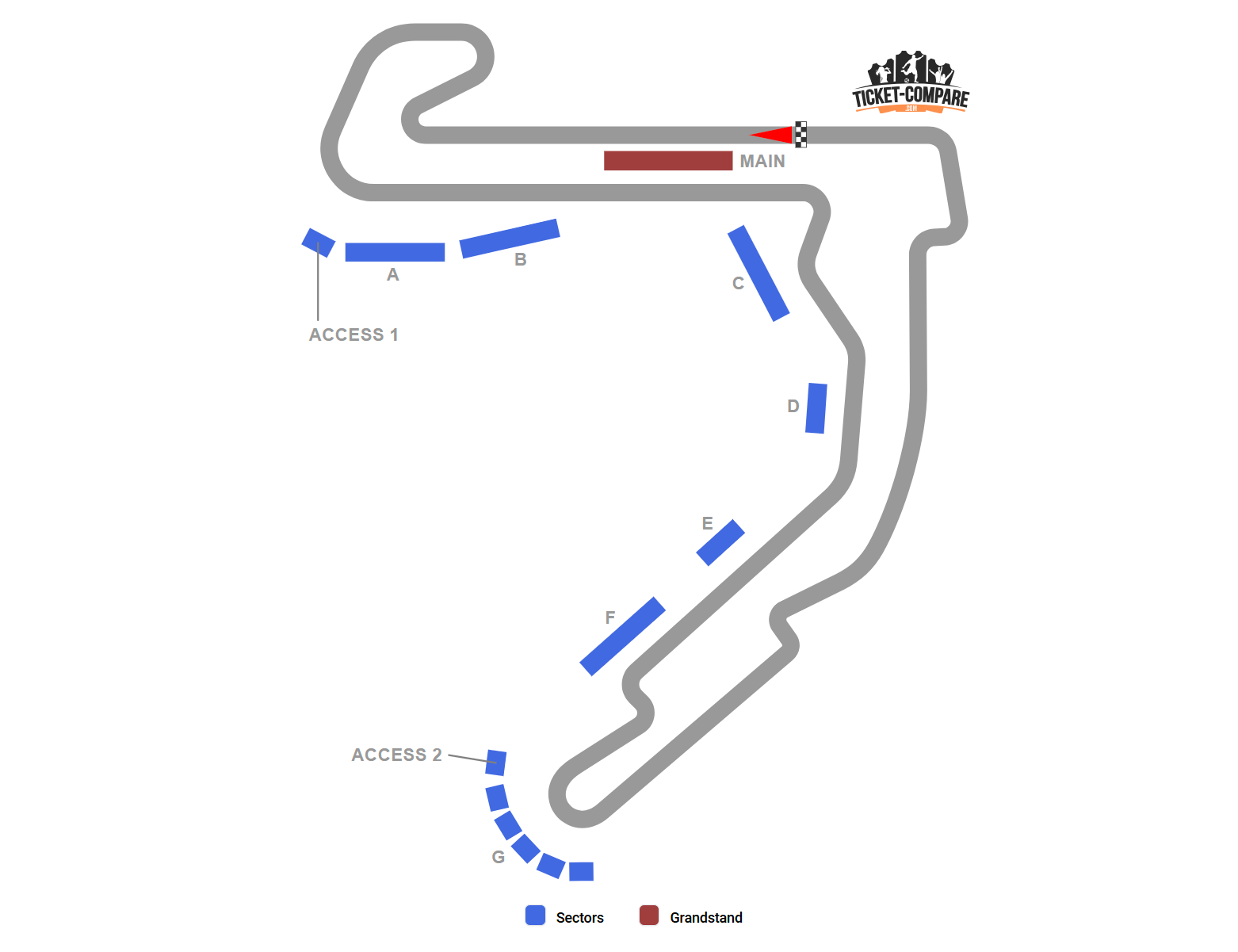 Balaton Park Circuit Seating Plan