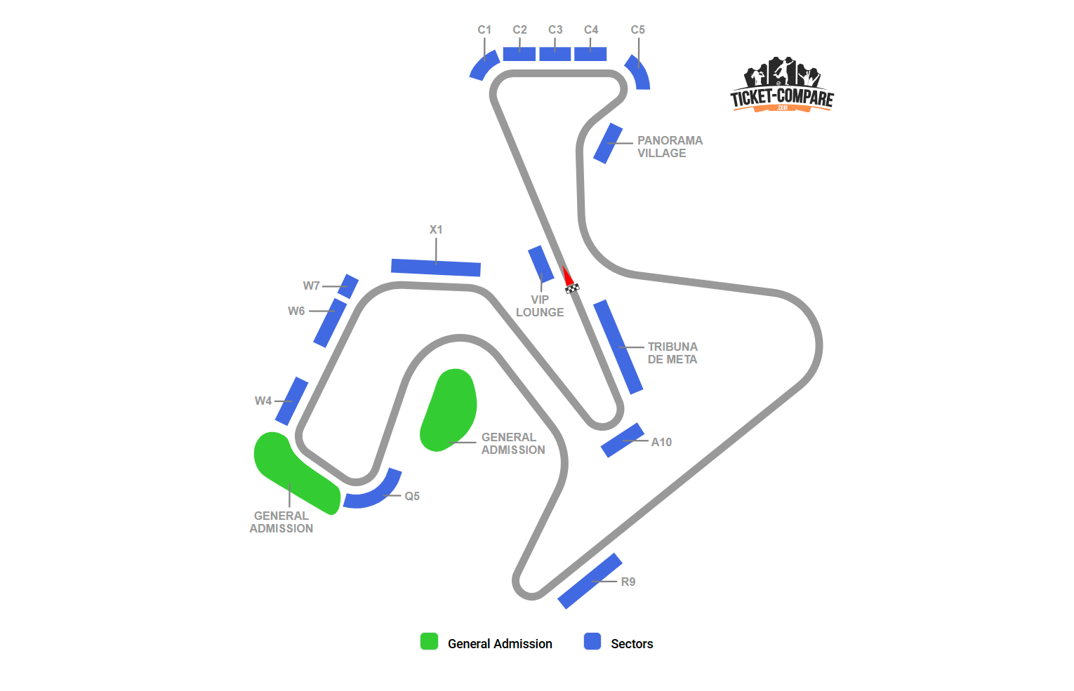 Circuito de Jerez – Ángel Nieto Seating Plan