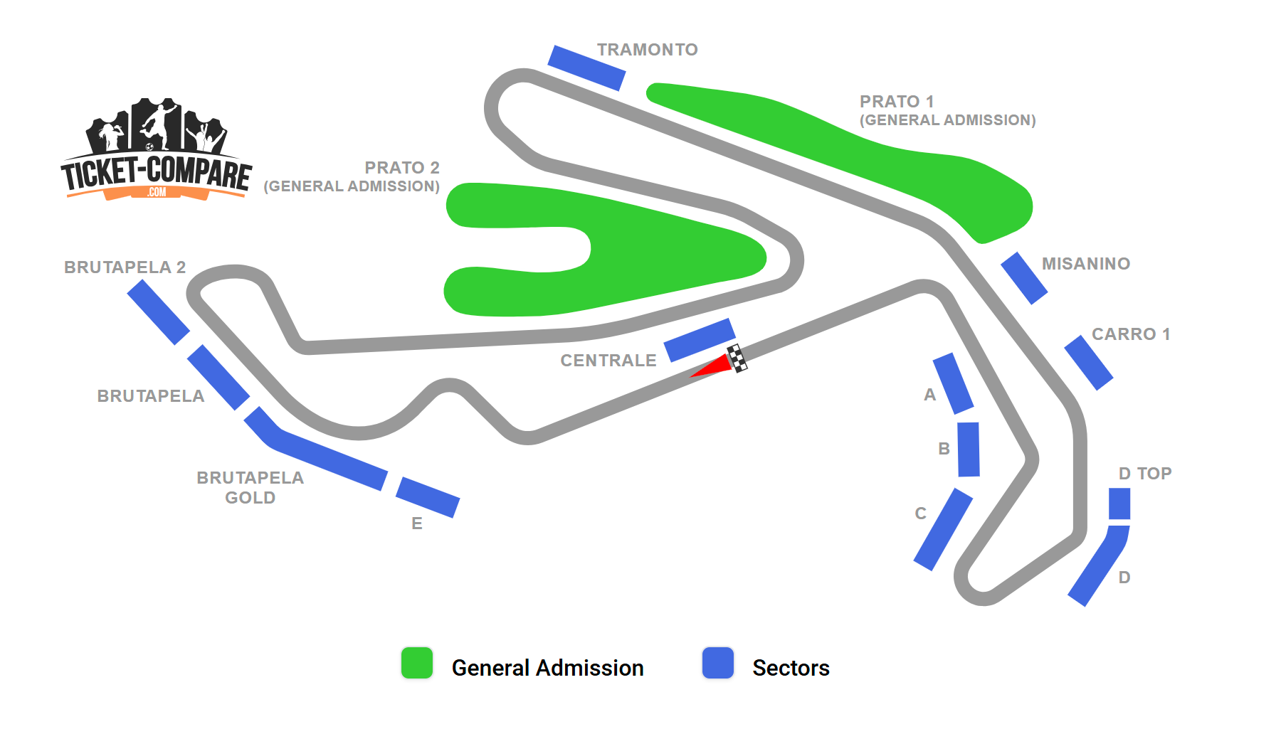 Misano World Circuit Marco Simoncelli Seating Plan
