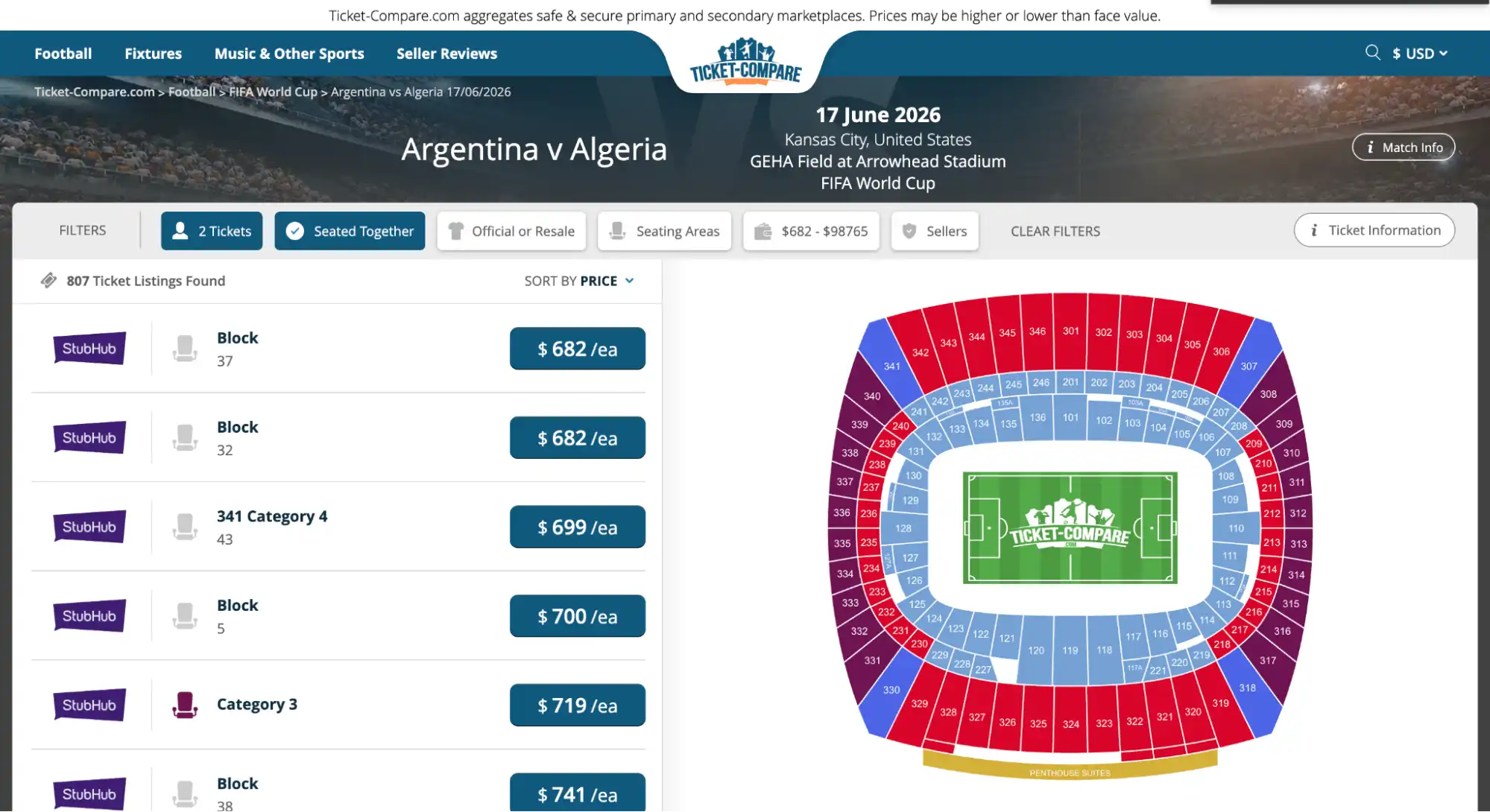 screenshot of Argentina vs Algeria match tickets page on ticket-compare.com.png